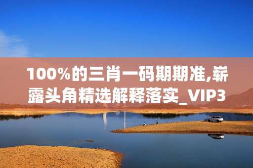 100%的三肖一码期期准,崭露头角精选解释落实_VIP32.83.32