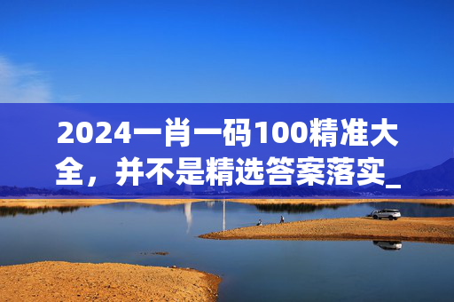 2024一肖一码100精准大全，并不是精选答案落实_突击版5.1