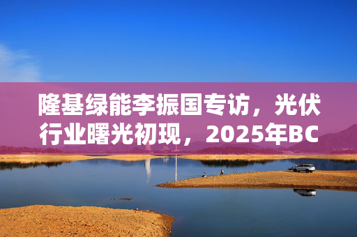 隆基绿能李振国专访，光伏行业曙光初现，2025年BC产能爬坡之年展望