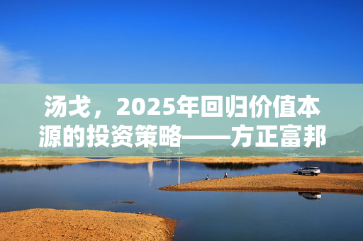 汤戈，2025年回归价值本源的投资策略——方正富邦基金的投资视角