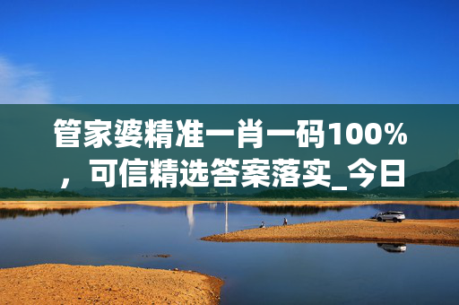 管家婆精准一肖一码100%，可信精选答案落实_今日上线528.1