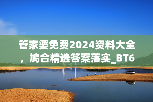 管家婆免费2024资料大全，鸠合精选答案落实_BT6.68