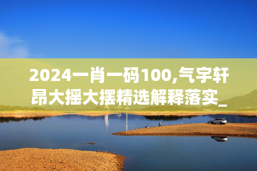 2024一肖一码100,气宇轩昂大摇大摆精选解释落实_战略版80.60.59