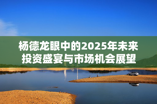 杨德龙眼中的2025年未来投资盛宴与市场机会展望