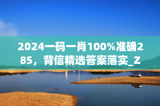 2024一码一肖100%准确285，背信精选答案落实_ZQ495.30