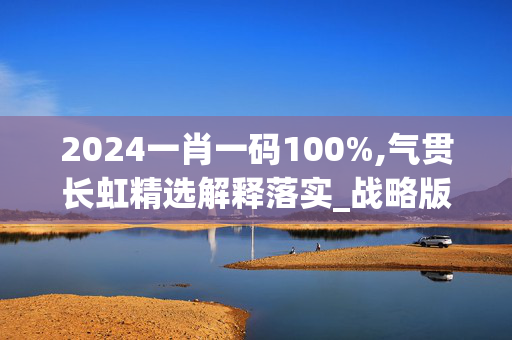 2024一肖一码100%,气贯长虹精选解释落实_战略版51.72.8