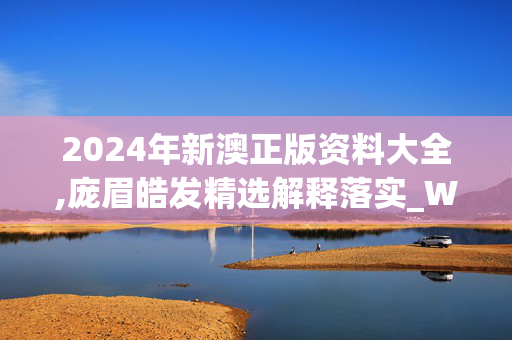 2024年新澳正版资料大全,庞眉皓发精选解释落实_WP83.53.54